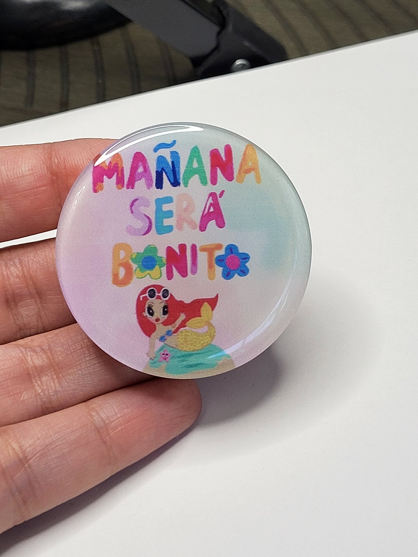 Manana Sera Bonito| Phone Grip| iPhone Samsung Holder| Bridesmaid| Karol G Quote| Gift for Her| Mother's Day| Phone Accessories