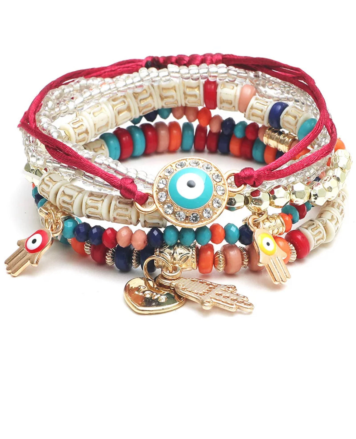 Evil Eye Stackable Bracelets