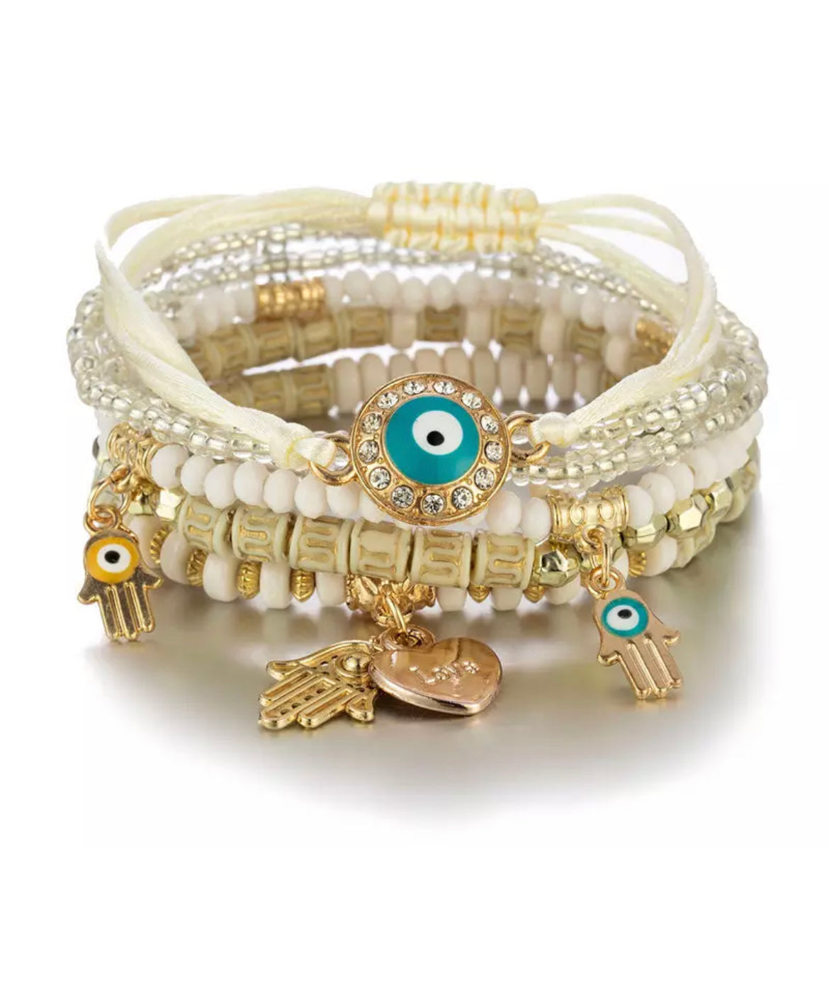 Evil Eye Stackable Bracelets