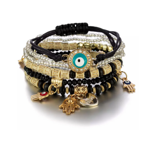 Evil Eye Stackable Bracelets