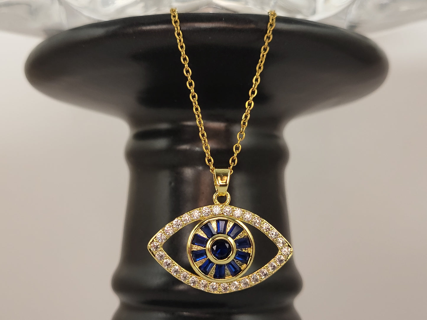 Blue Eye of Defense Necklace