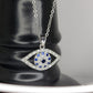 Oval Evil Eye Necklace