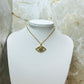 Oval Evil Eye Necklace