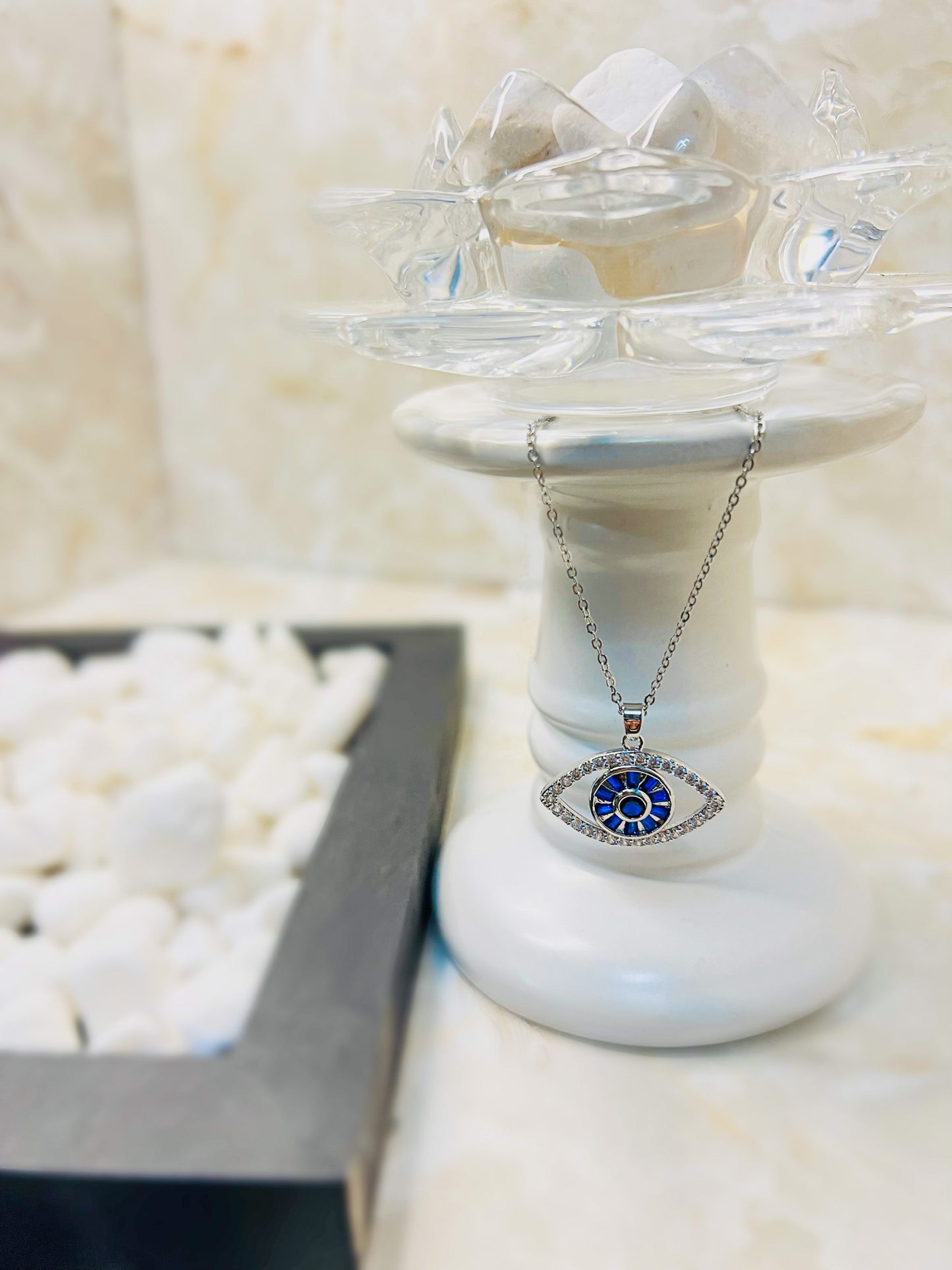 Blue Eye of Defense Necklace