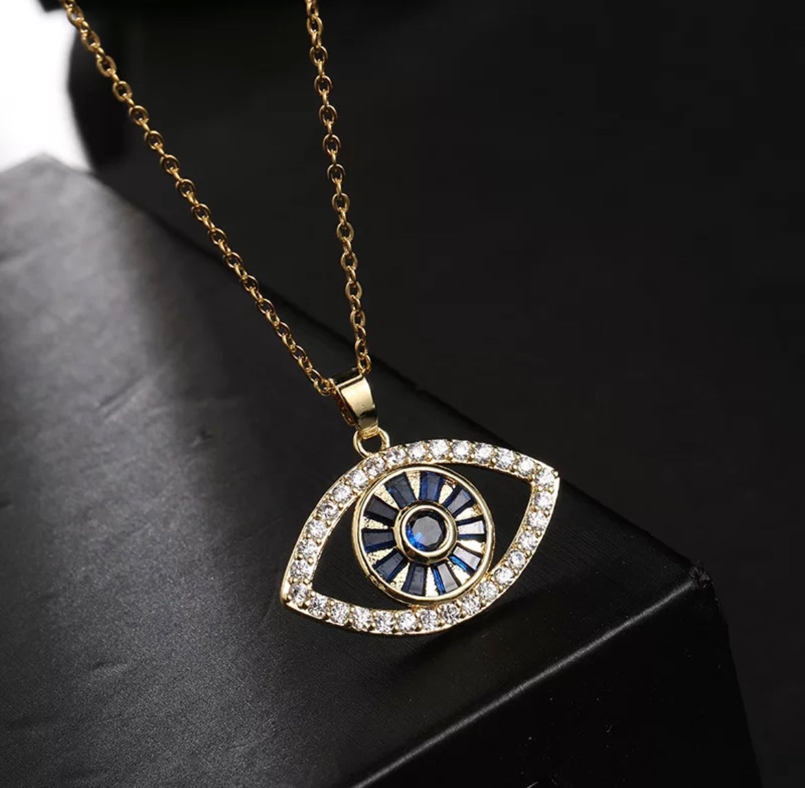 Blue Eye of Defense Necklace