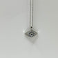 Oval Evil Eye Necklace