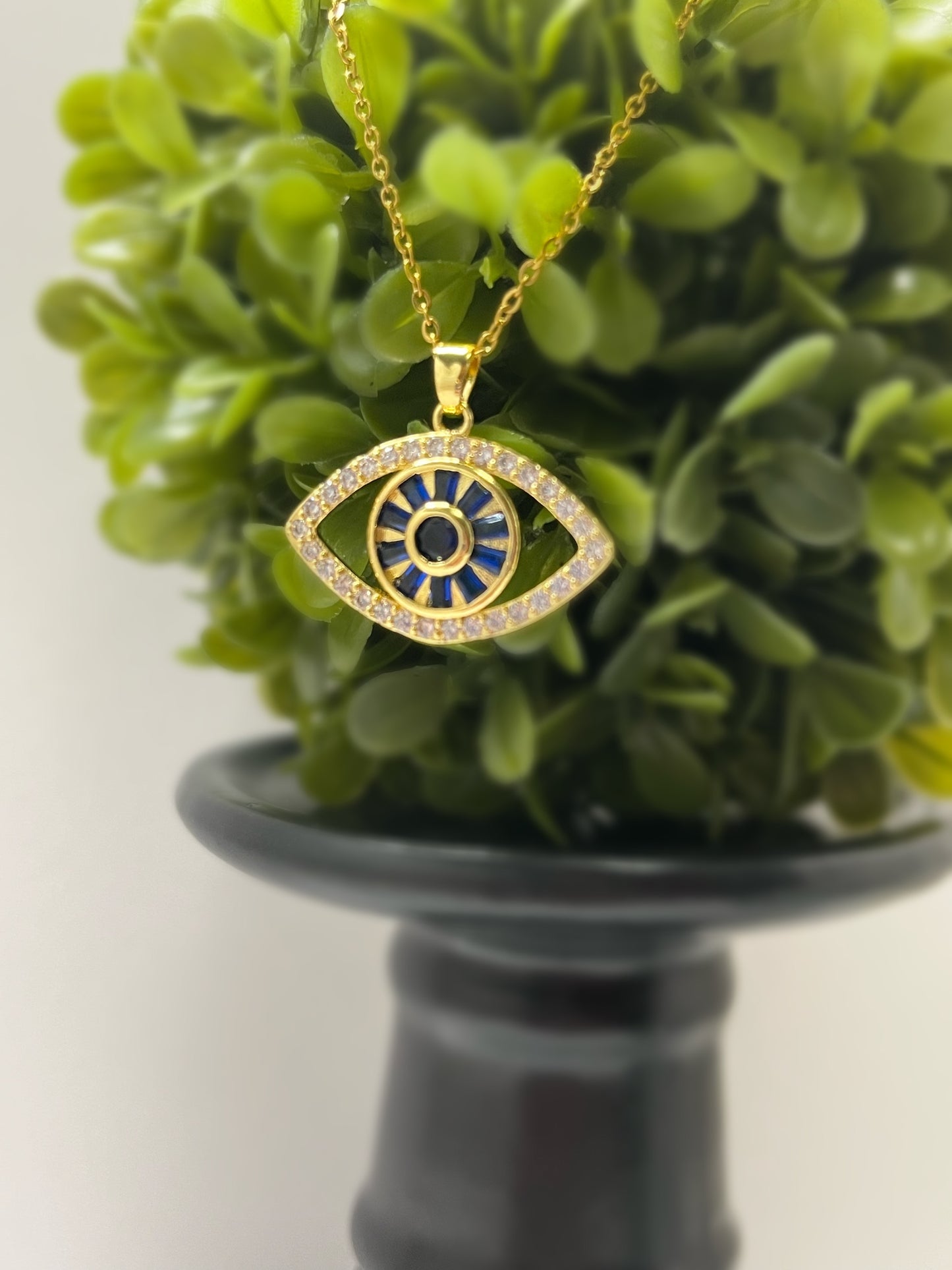 Blue Eye of Defense Necklace